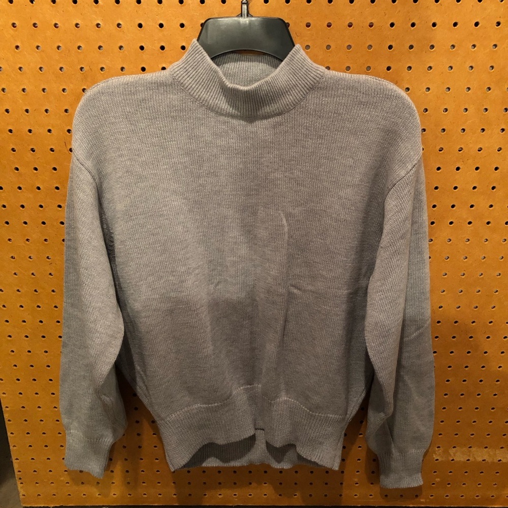 NWT H&M Gray Mock Neck Sweater